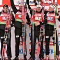 Norwegian Men’s Relay Team (l-r) Bratsveen, Berger, Svendsen and  [P] NordicFocus