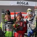 W Podium (l-r) Crawford, 2nd, Fall 1st, Ingemarsdotter 3rd. [P] Nordic Focus