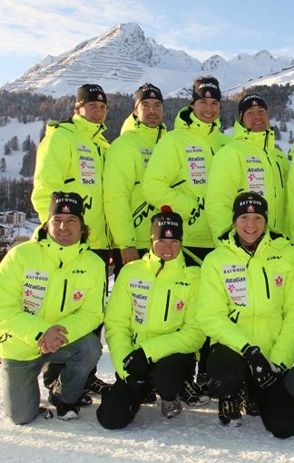 Canadian XC Team in Davos. [P]...