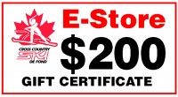 6th Prize – Cross Country Canada e-Store Gift Certificate