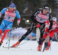 Legkov (l) and Cologna [P] NordicFocus