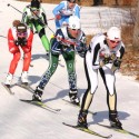 Diggins skied the early rounds conservatively saving energy for later [P] Ian Harvey/Toko