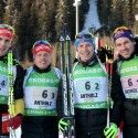 Germany (l-r) Peiffer, Graf, Birnbacher and Roesch [P] Nordic Focus