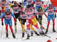 Canada’s Devon Kershaw and Alex Harvey were up front most of the race… [P] Nordic Focus