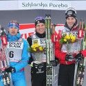 Devon Kershaw (middle) on the podium in Szklarska Poreba [P] courtesy of CCC