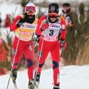 Therese Johaug (NOR), followed by Marit Bjoergen (NOR) [P] Nordic Focus