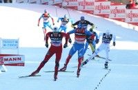 Final sprint lead by Petter Northug (NOR) [P] Nordic Focus