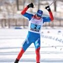Sergey Ustiugov anchors Russia to men’s relay gold. [P] Nordic Focus