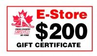 6th Prize – Cross Country Canada e-Store Gift Certificate (value $200)