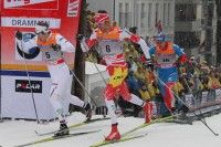 Emil Joensson (SWE) leads Canada’s Len Valjas [P] Nordic Focus