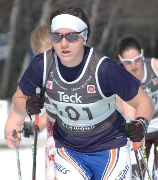 Suzanne Stevenson takes the Junior Girls...