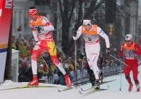 Canada’s Len Valjas leading Emil Joensson (SWE) [P] Nordic Focus