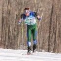 Isaac Wright (VT) finished 1st in the boys 5K freestyle [P] John Bernard