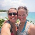 Holly Brooks and her friend Jayne in Hawaii. [P] Holly Brooks