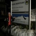 Making a late-night orthopedic clinic visit in Obertsdorf. [P] courtesy of Holly Brooks