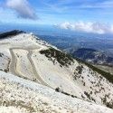 I spent a week in France with Gold Medal Plates this year in Provence and did a bunch of workouts (cycling and rollerskiing) up “the beast of the south” Mt. Ventoux. It was an inspiring and leg punishing place to train (I’m a self-confessed cycling dork) – these switchbacks are so sweet. [P] Devon Kershaw