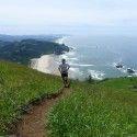 A rare photo of me (I’m an expert in avoiding photos and being on the other side of the lens) loving Cascade Head. This place is so amazing [P] Devon Kershaw
