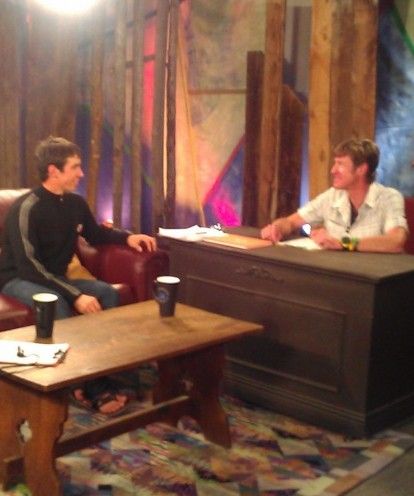 Noah Hoffman on the Locals Show [P] courtesy of Noah Hoffman