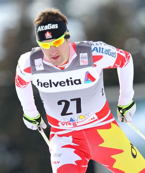 Ivan Babikov (CAN) lands on the...