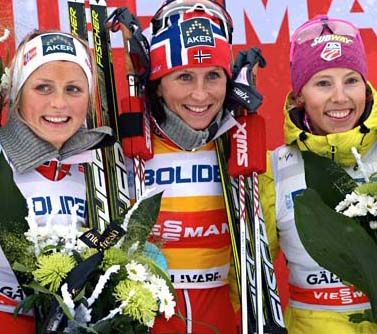 FIS world cup cross-country, 10km women, Gaellivare (SWE)