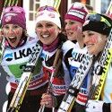 US Women’s Team (l-r) Randall, Brooks, Diggins, Stephen [P] Nordic Focus