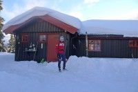KSS at her totally wicked awesome Sjusjoen Cabin [P] Devon Kershaw