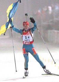 Vita Semerenko (UKR) celebrates her team’s win. [P] Nordic Focus