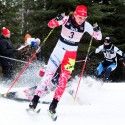 Alysson Marshall (bib 3) escapes a crash during the semi-final rounds. [P] John Sims