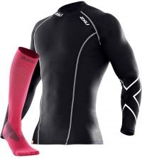 6th Prize –  2XU Long Sleeve Thermal Compression Top and Elite Socks