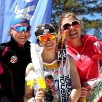 Women’s 30km podium (l-r) Randall, Stephen, Brennan [P] Mark Nadell