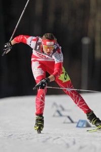 Chandra Craward at the FIS World Cup in Falun in 2012. [P] Nordic Focus