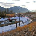 It was a beautiful morning in Canmore with nearly perfect conditions for the race! [P] Drew Goldsack