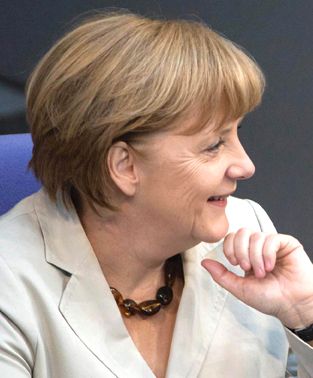 Bundeskanzlerin Angela Merkel...