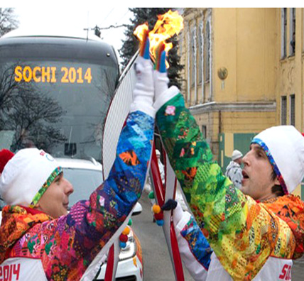 Olympic Torch 100th Day...