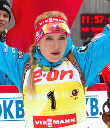 IBU world cup biathlon, pursuit women,...