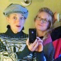 Liz Stephen and Jessie Diggins ready...