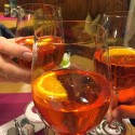 Last but not least, a toast with Aperol Spritz – a favoite apre ski drink in the Dolomites [P]Holly Brooks