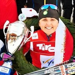 Racers and support crew – thanks to these guys! Nicolaus of SWIX Germany, Fred & Norbert of Salomon Austria. These guys waxed my skis and gave crucial feeds throughout the race! [P]Holly Brooks