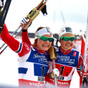 Norway's Falla (l) and Oestberg [P] Nordic Focus