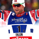 Petter Northug (NOR) at the finish [P] Nordic Focus