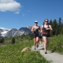 Summer Training – Team Canada skiers training on the trails of Sunshine Village in Banff [P] Banff Sunshine Village