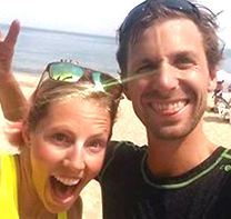 Kikkan and Maxime working out at...