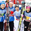 FIS world cup cross-country, 4x5km women, Lillehammer (NOR)