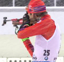 Lowell Bailey shoots in the heavy...