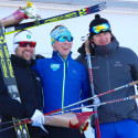 Final Sprint podium (l-r) Von Jess, Hanneman, Locke [P] Mary Kozloski/CXC