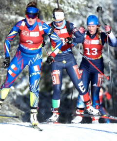 Gilonne Guigonnat FRA ahead of Irene...