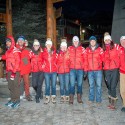 Team Canada at the Canmore Biathlon opening ceremonies [P] Pam Doyle