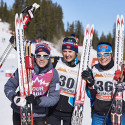 (l-r) Heidi Weng (NOR), Ingvild Flugstad Oestberg (NOR) and Krista Parmakoski (FIN) [P] Nordic Focus