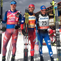 Men’s Skiathlon podium [P] Nordic Focus