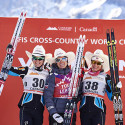 (l-r) Ingvild Flugstad Oestberg (NOR), Heidi Weng (NOR) and Maiken Caspersen Falla (NOR) [P] Nordic Focus